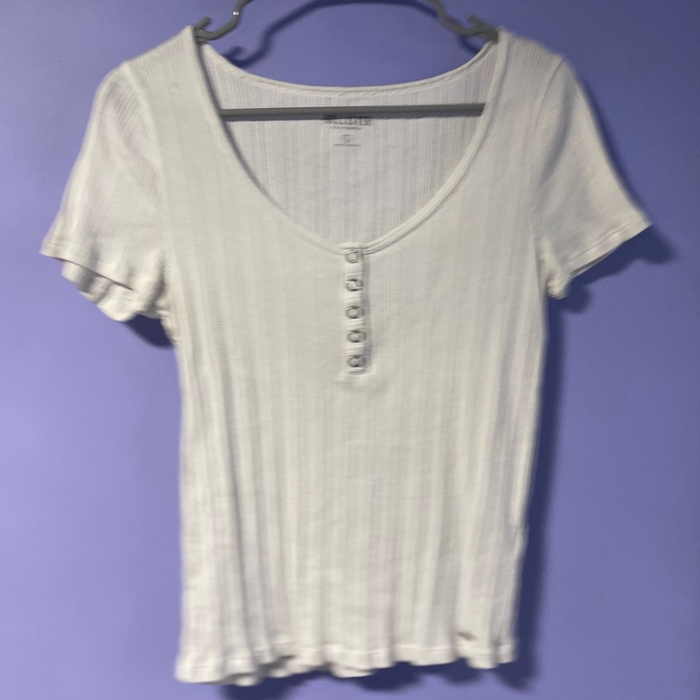 Hollister ribbed shirt